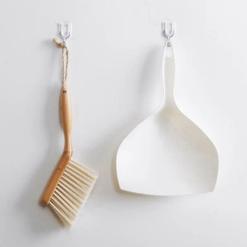 Popular selling mini wooden broom and dustpan household cleaning single lazy sweep hair broom long handle broom and dustpan set