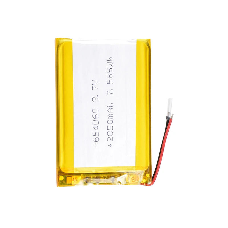 Customized Rechargeable  3.7V 2000Mah 2050Mah 2500Mah 3000Mah Li Lithium Polymer Pouch Batteries Lipo Battery with kc