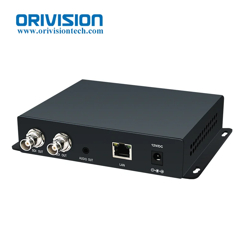ORIVISION H.265/H.264 SDI Video Decoder Support HD 1080P60/59.94 IP SDI Decoder
