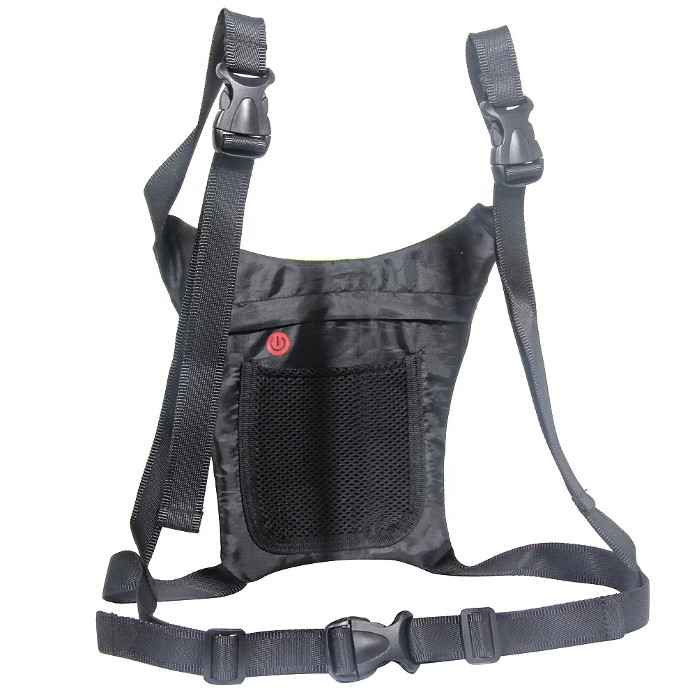 LED turn signal light bike cycling backpack for outdoor night sports 18cm amber led turn signal lights black safety vest