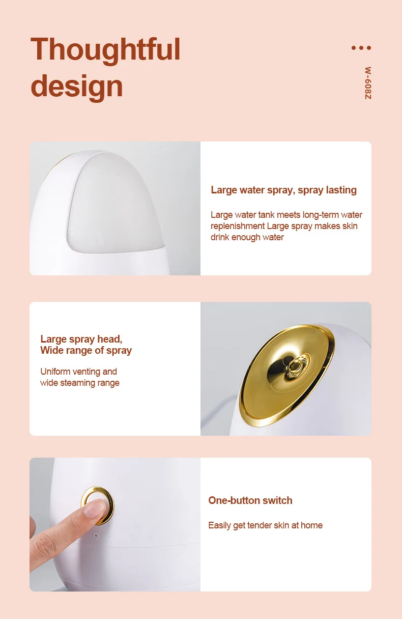 Other beauty products nano ionic face mist sprayer home use facial steamer spa machine professional