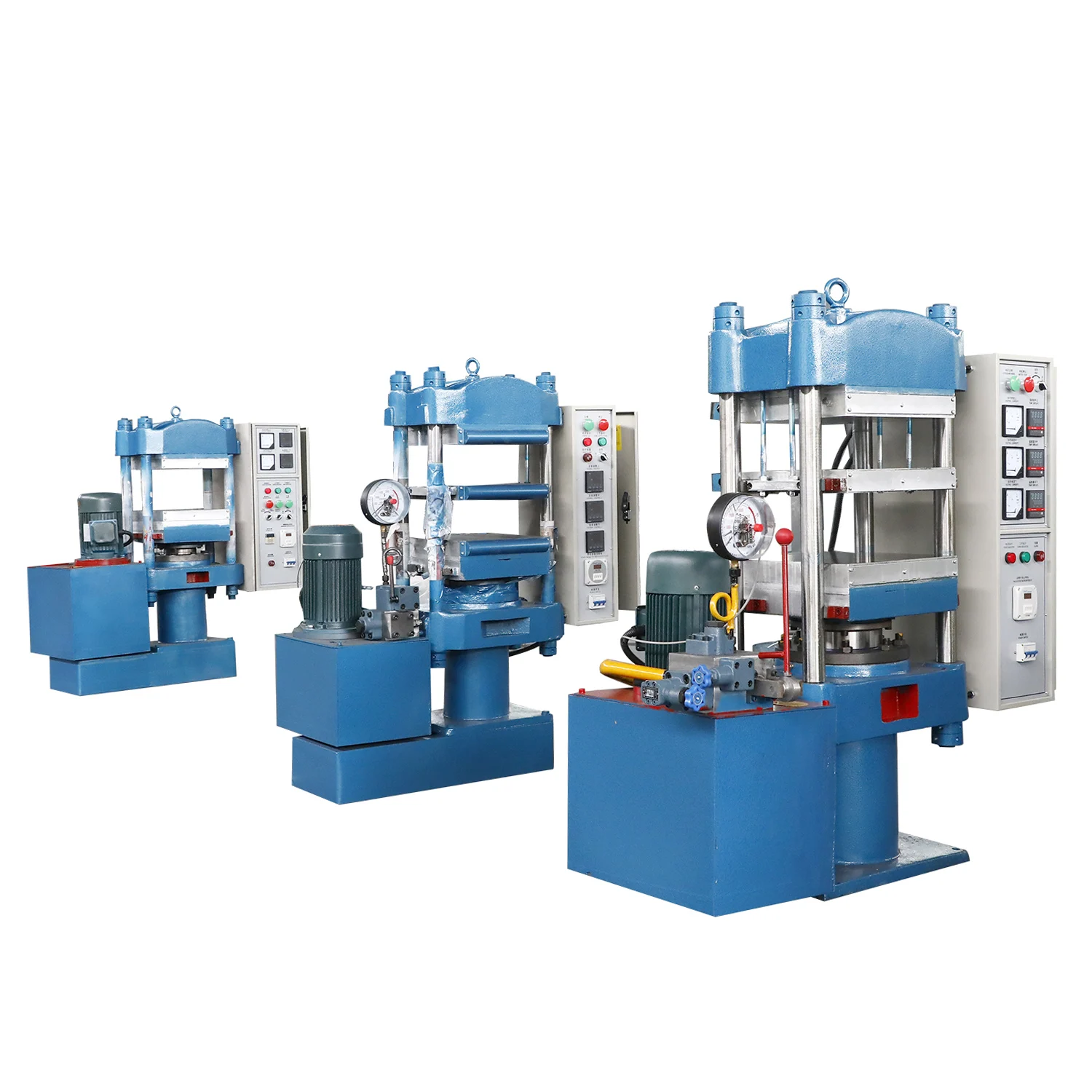 University Best Use PLC Control Lab Curing Press Rubber Vulcanizing Machine