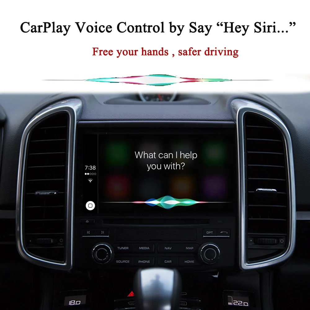 Головное устройство WIFI Apple CarPlay Retrofit Airplay Android Auto для Porsche
