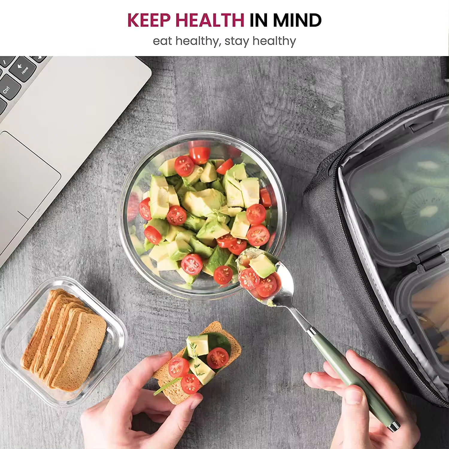 Borosilicate Glass Storage, BPA Free Bento Lunch Boxes, Glass Meal Prep Containers Set with Lids