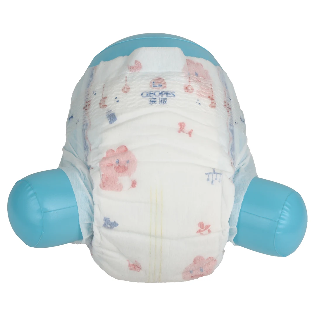 China factory  cheap price super Soft Breathable disposable baby diaper