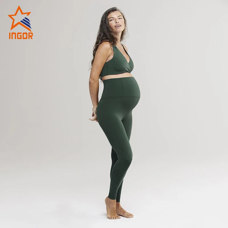  Женские однотонные спортивные Леггинсы для беременных кормящих грудью бюстгальтеры