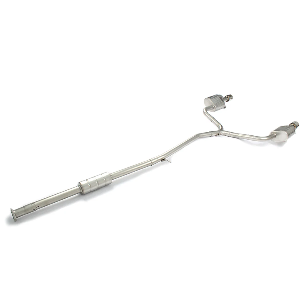 Factory Supply Muffler And Exhaust Systems Aluminized Steel Exhaust Pipe with Valve Control for Ford Explorer