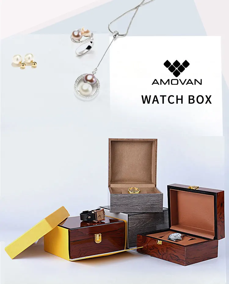 Luxury High-end Jewelry Wooden Box Wood Crafts Wooden Boxes and Wall Signs for Watch