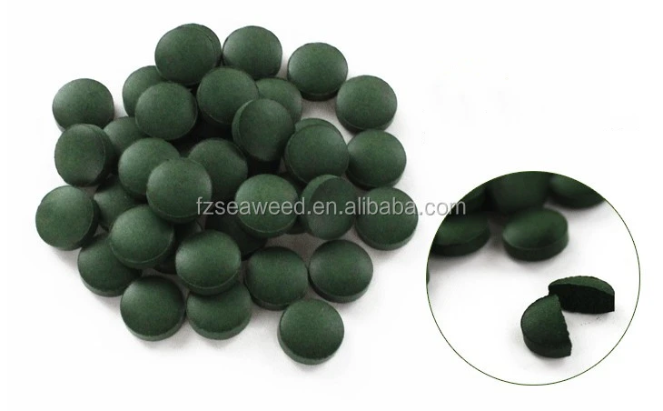Natural seaweed spirulina farming base Fujian Origin organic Spirulina Tablet