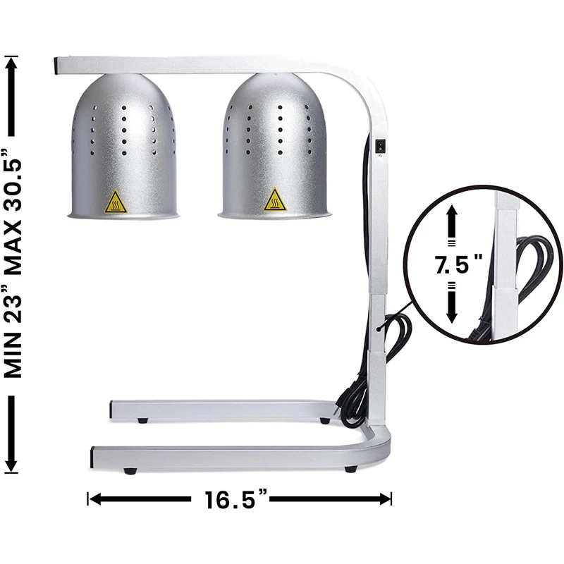 Factory Commercial Heater Kitchen Service Buffet Home Lamp Warmer Display Food Warming Keep Food Warm Machine Food Heat Lamp