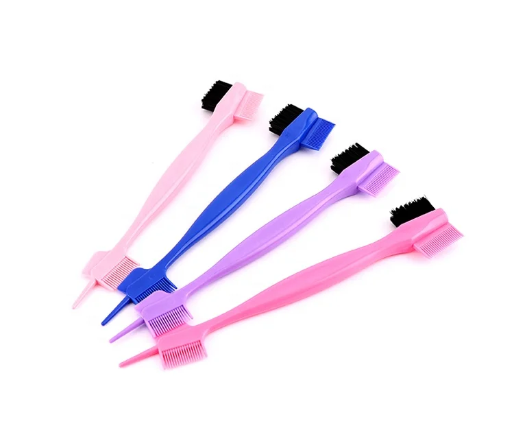 wholesale barber shop use Edge hair brush double head for custom logo