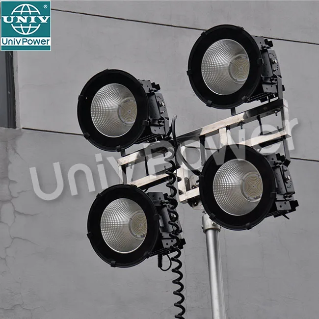 Portable Diesel Generator Lighting Tower Electric Mast Industrial Outdoor Light Tower