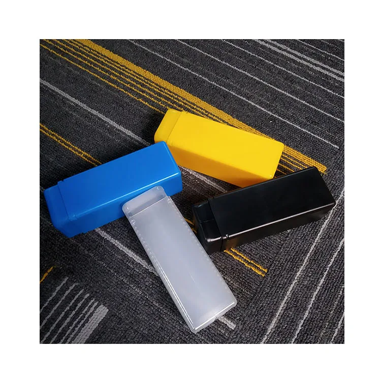 Transparent plastic square telescopic pack tube for CNC end mill tool packing
