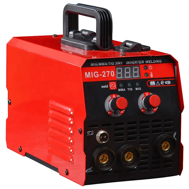 NBC-270 Multi-Function 3-In-1 MIG/MMA/TIG No Gas Shielded Inverter Co2 Welding Machine