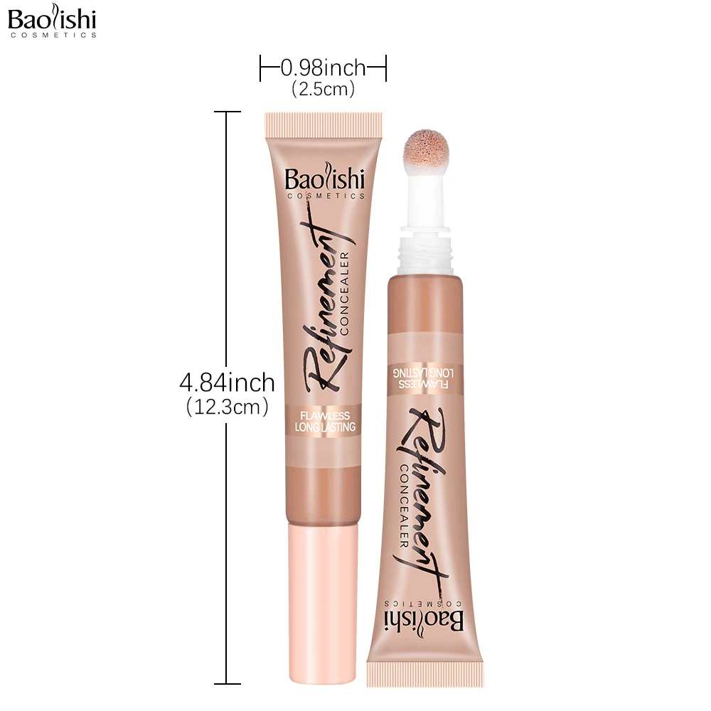 BAOLISHI New Hot Style Hose Concealer with Sponge Brush HeadConcealer Liquid ConcealerCover up blemishes on face