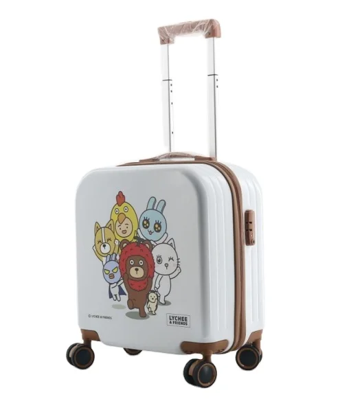 Wholesale cute cartoon anime children hot sale children travel outdoor summer high quality suitcase