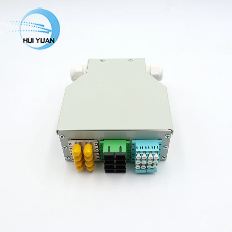 Fiber optic termination DIN-RAIL box 24 port SC simpelx port(Without SC adapter)