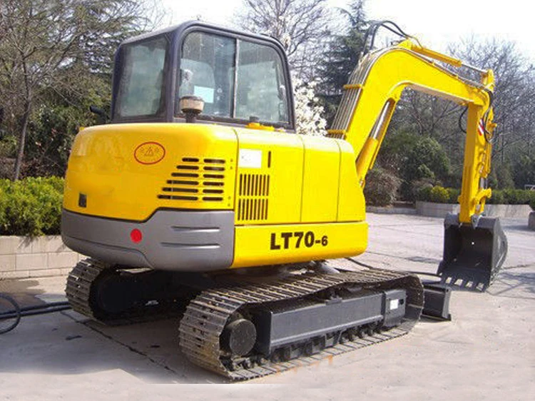 LT70-6 7Ton High Quality Hydraulic Farm Building Small Digger Crawler Excavator for Sale
