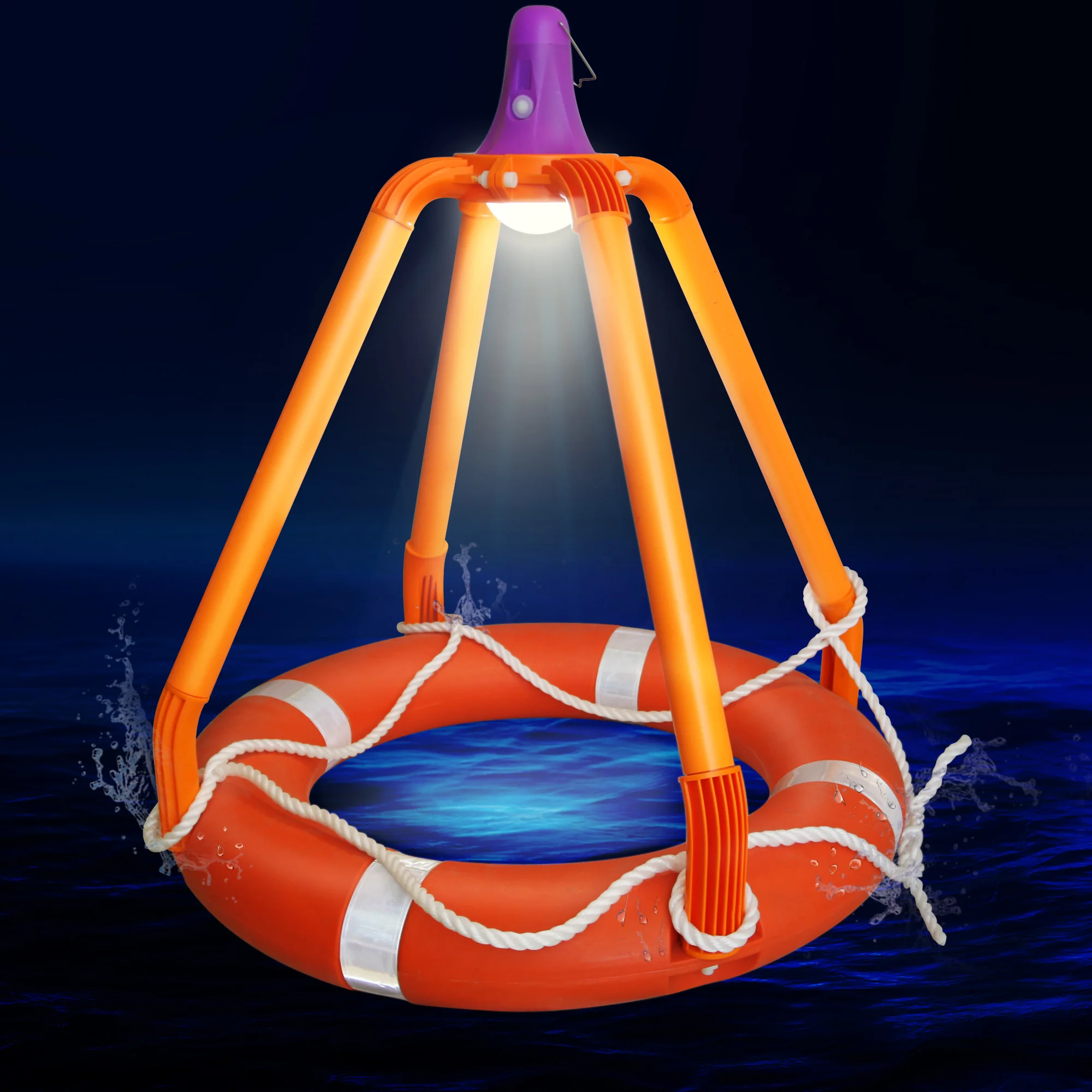 Уникальный светодиодный фонарь из АБС-пластика на солнечной батарее с солнечной панелью 15 Вт для морского рыболовного крючка, светодиодный фонарь