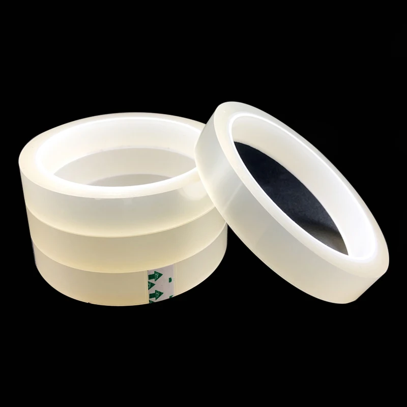 
Wholesale High Temperature Polyester Masking Tape Silicon Adhesive Transparent sublimation tape 