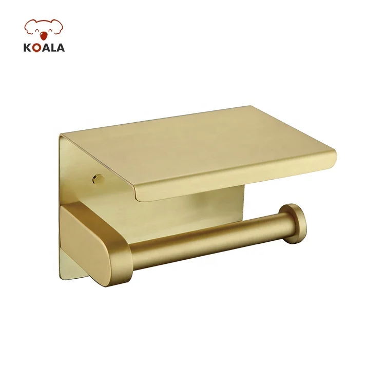 Industrial Bathroom Funny Tissue Toilet Paper Holder with Shelf