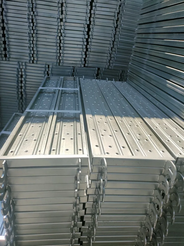 Traditional Style China Galvanized Painted Steel Ladder Catwalk Plank Hook Scaffold Prop Perforated Metal Scaffold Steel Plank