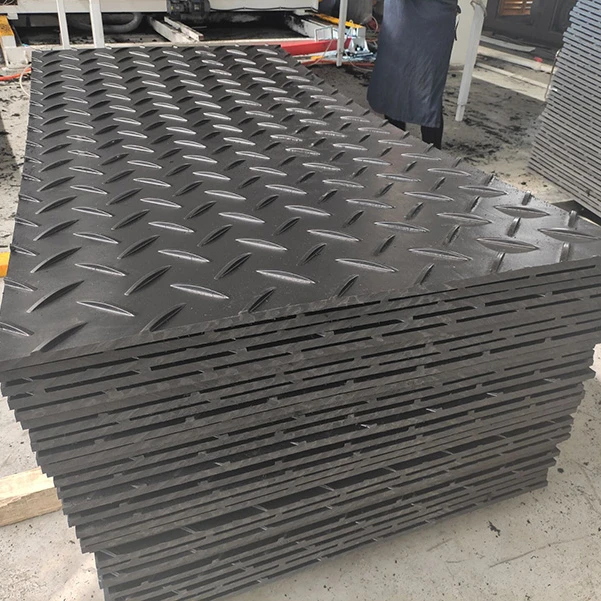 UHMWPE HDPE для временной сборки, дорожные коврики для экскаватора, болотный напольный коврик