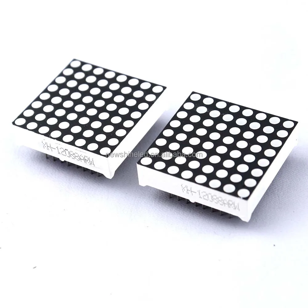 Factory sales 8x8 red led matrix 8x8 dot Matrix display 32x32mm dot matrix led red display for outdoor advertising Electronic