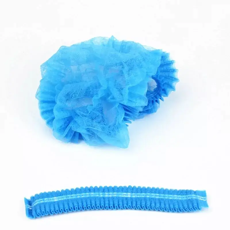 Medical Disposable non-woven Surgical bouffant round Cap Clip cap