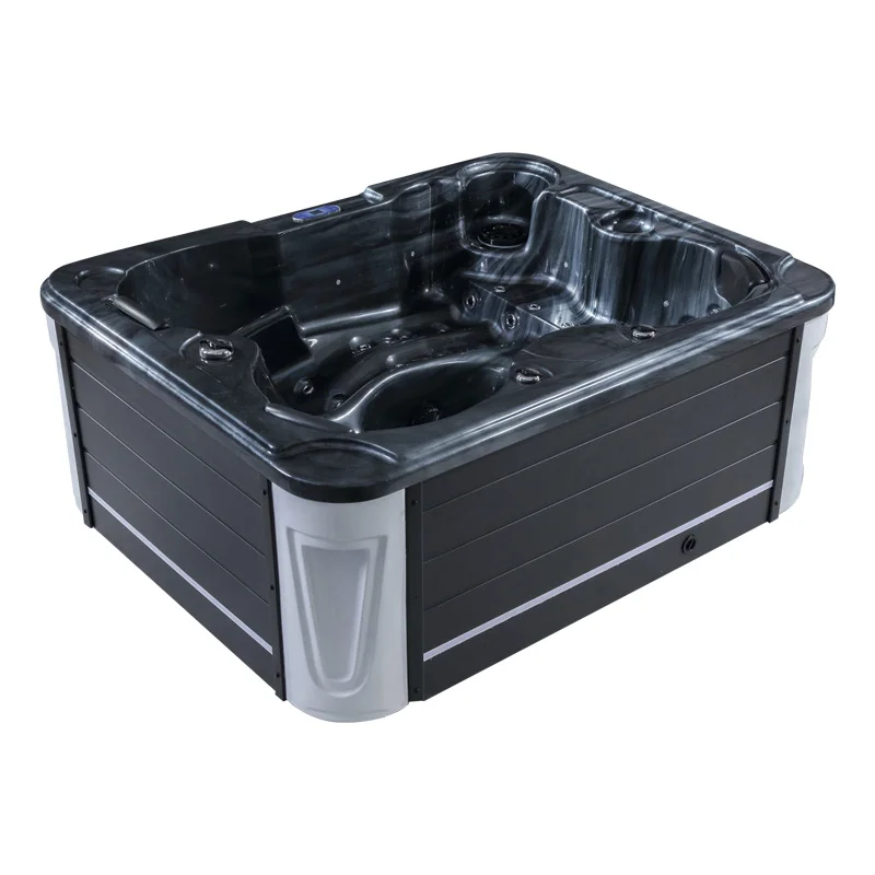 2 Person Luxury Pillow Free Standing Portable Tub Massage Jacuzi Whirlpool Air Outdoor Spa Bathtub