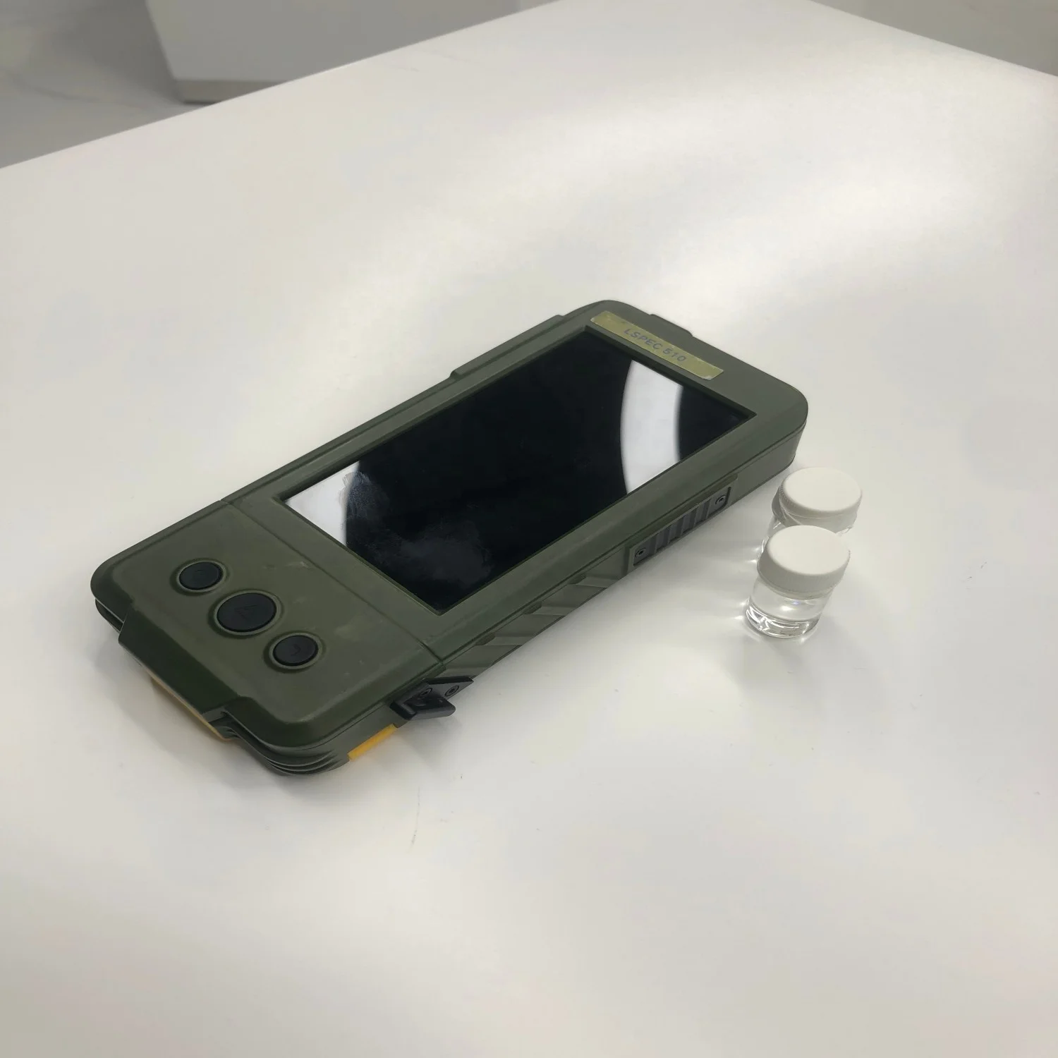 Factory Analysis with Small Portable Handheld Raman Spectrometer