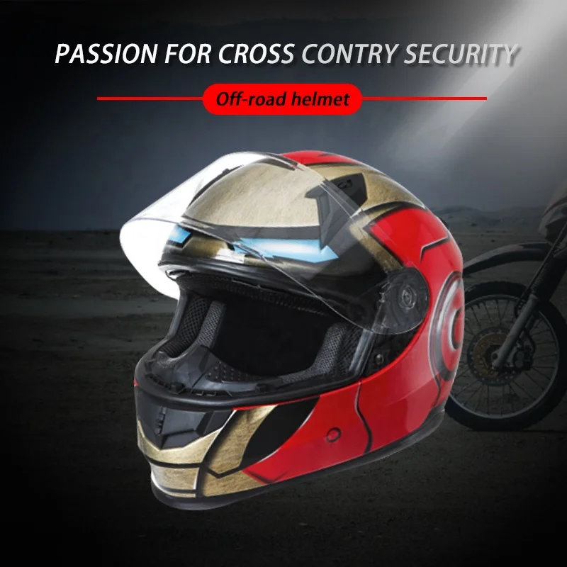 Wholesale motorcycle helmets full face helmet racing man casco para