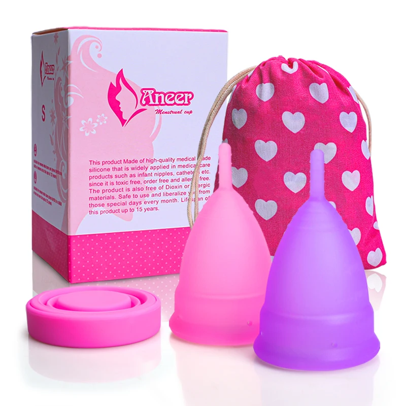 Wholesale Menstrual Cup Sterilizer Durable 100% Medical Silicone Lady Organic Copa Menstrual Cup