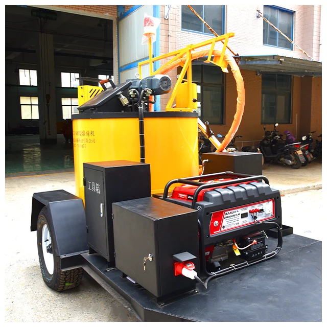Pothole repair equipment road repair machine 200L Asphalt Crack Filling Sealing Machine