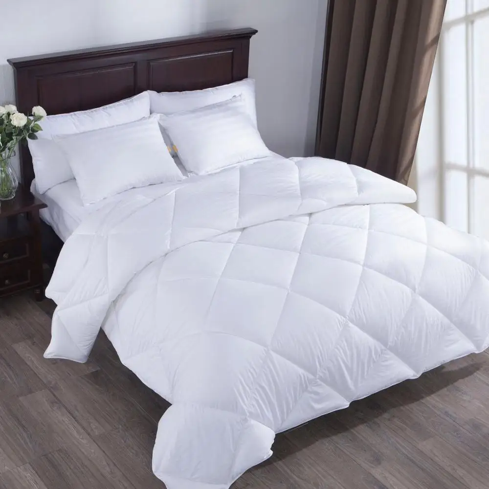 
Luxury Bedding Goose Down Feather Quilt Comforter Duvet 