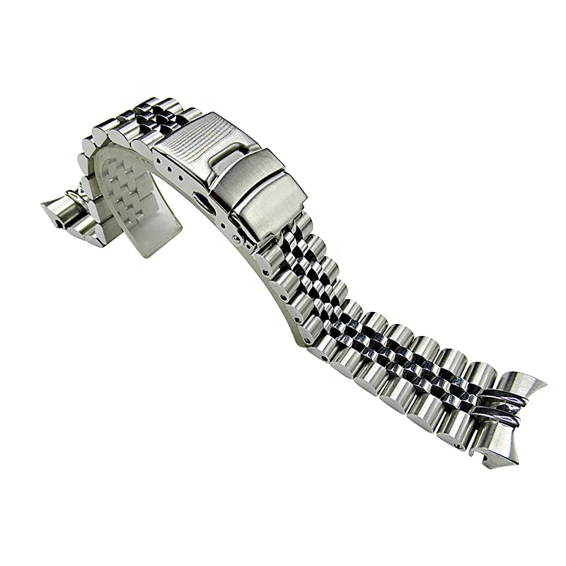 
Compatible original Super jubilee 316L Stainless Steel Watch Bracelet curved end link 