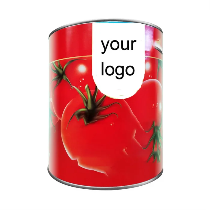 Custom Logo tomato sauce package tomato ketchup 3kg canned tomato paste