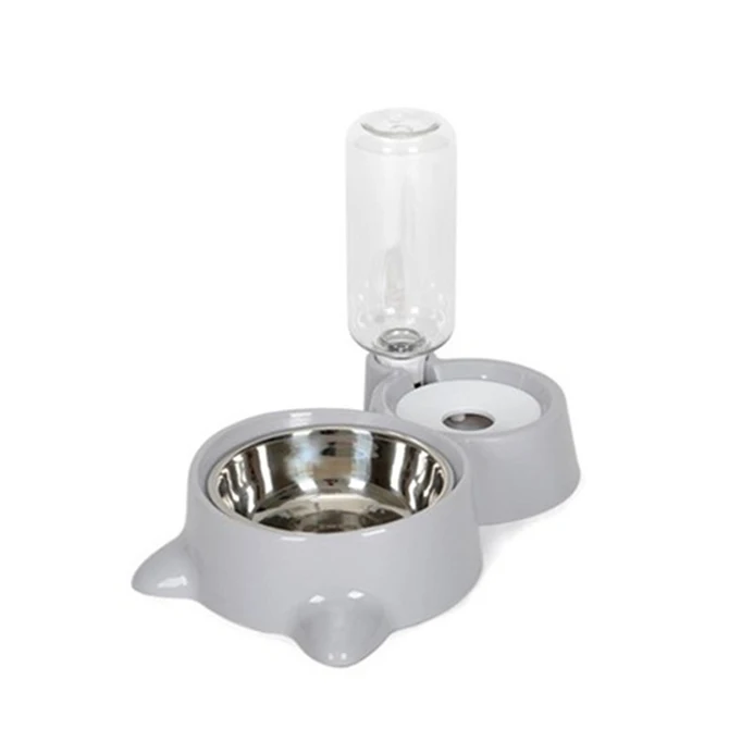 Hot sale stainless steel pet water dispenser collapsible pet dog food bowl easy carry