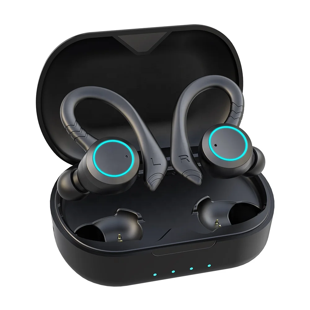 Newest Sport TWS Bluetooth Waterproof IPX7 Wireless Earphone Gaming In-Ear Headphone Stereo Earbuds Headphones Earphones