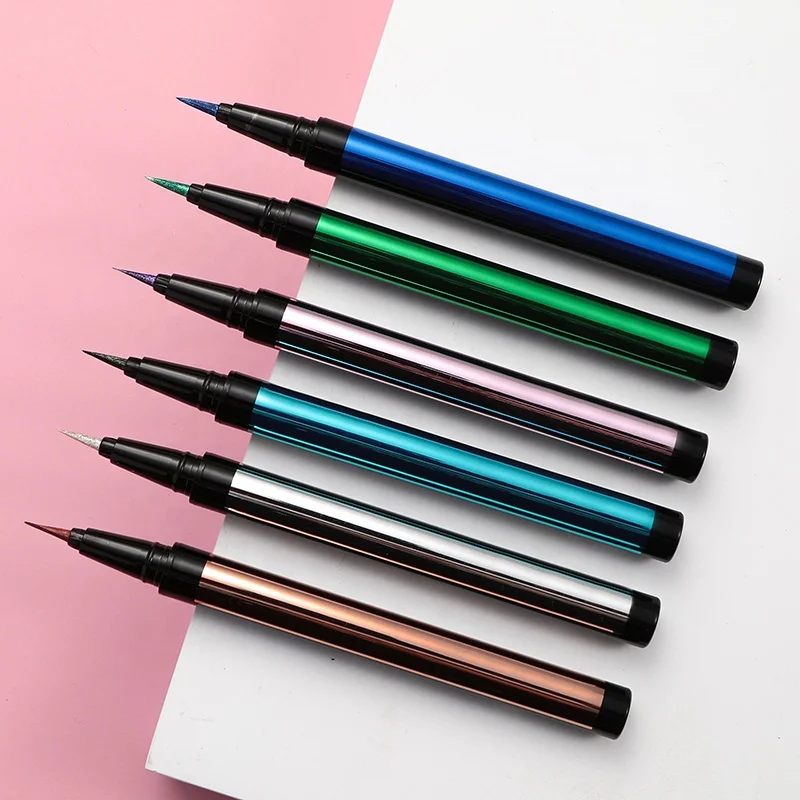 ES72 25 Colors Liquid Glitter Eyeliner Metallic Shimmer Glitter Eye liner Long Lasting Waterproof Water Proof Eyeliner