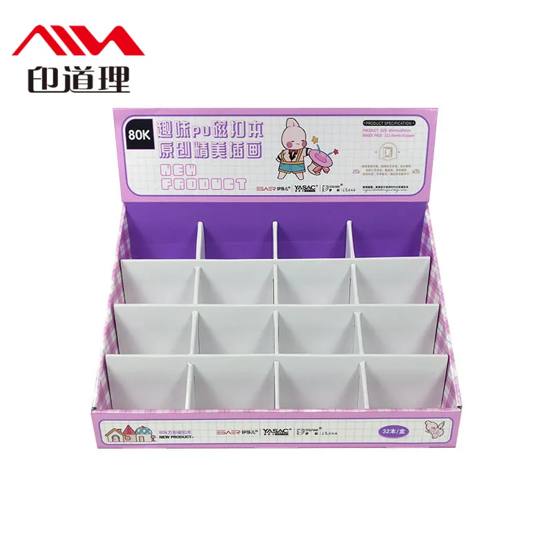 Custom Floor Cardboard Display Display Stand For Electronic Products Counter Display Box