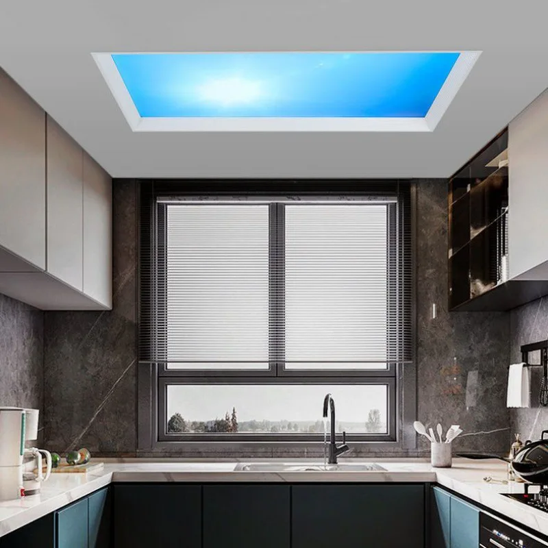 Hot Sale Skylight Smart Home Artificial Led Skylight Natural Daylight Panel Blue Sky Ceiling Light
