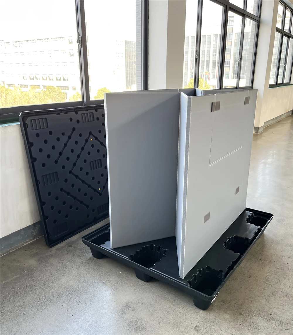 Адаптируемые под требования заказчика Hdpe качество производитель поставщик складной ящик для хранения контейнер пластиковый ящичный поддон