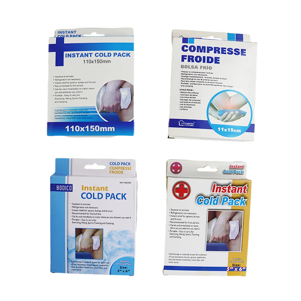 Pain Relief Compress emergency travel home first aid kit bags and pouches instant ice cold pack
