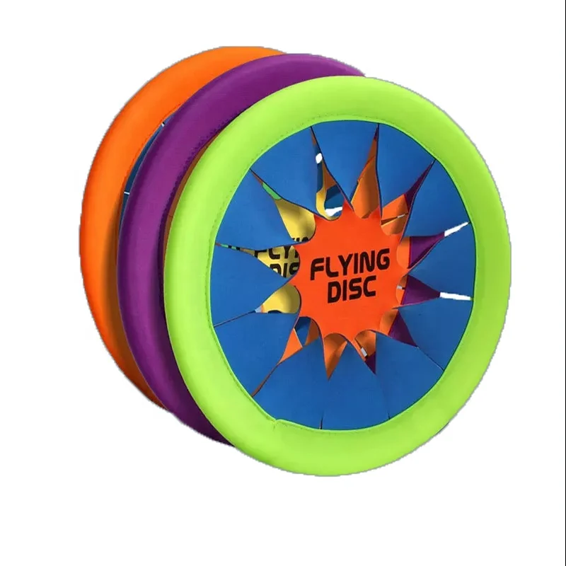 SBR neoprene Flying Disc for kids outdoor sports water games soft frisbee