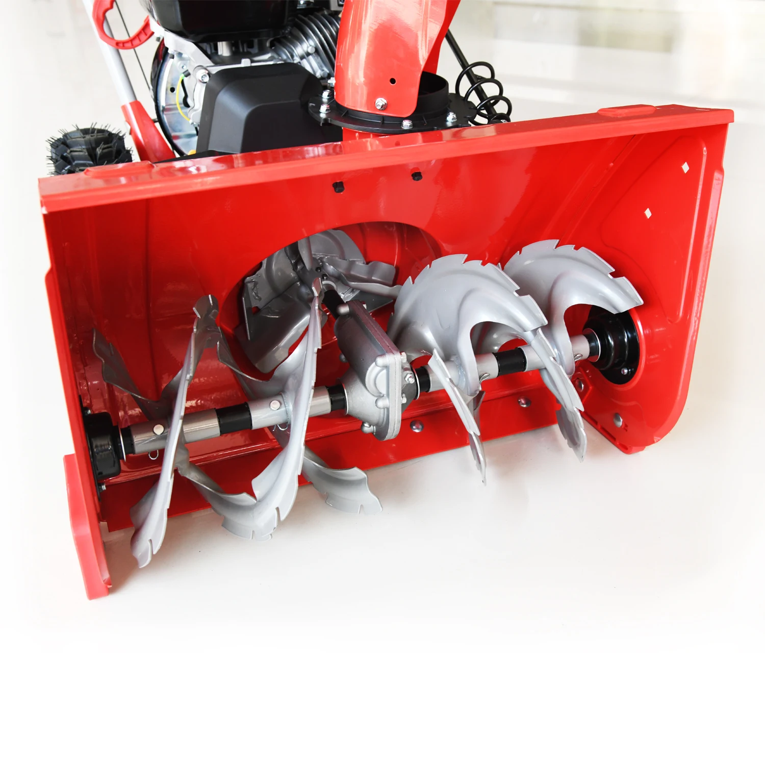Vertak 196CC Gas Powered Snow Thrower Removal Heavy Duty Snow Plow with 12-Inch Snow Tires for Efficient Winter Maintenance