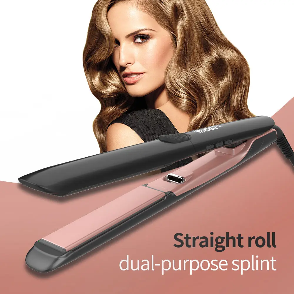 Multifunctional Professional Titanium 500F Wholesale Private Label Customized Hair Straightener Titanium Flat Irons