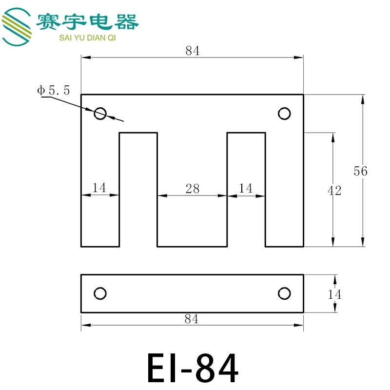High quality ei core three phase ei-22