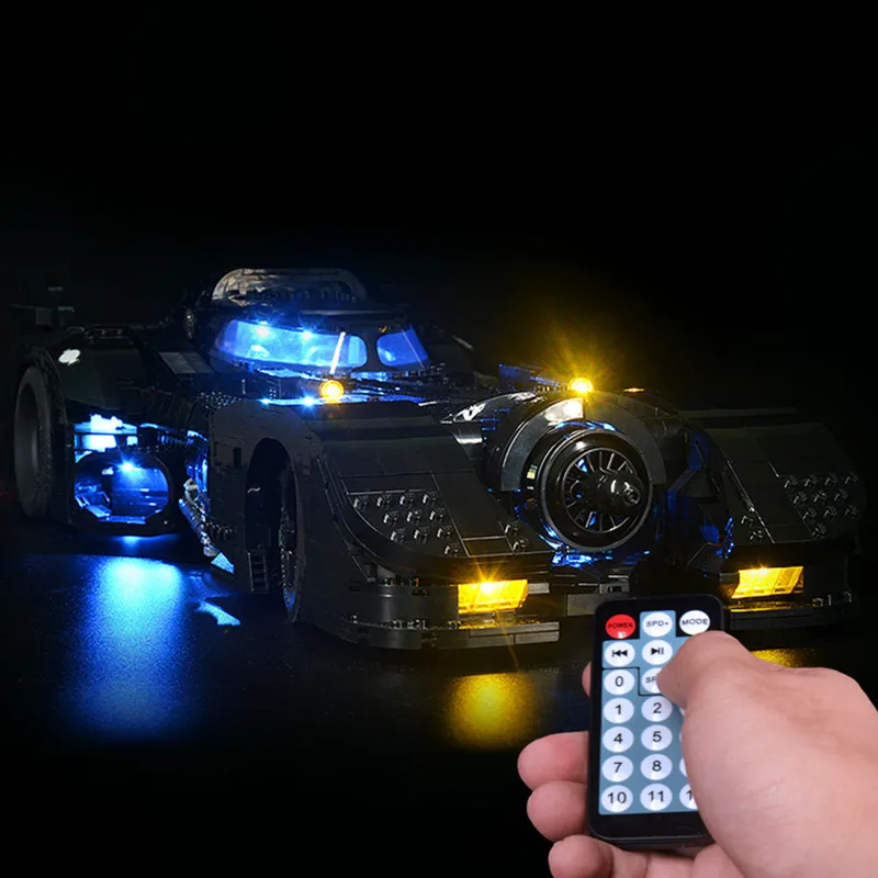(Blocks NOT Included) Kyglaring LED Light Kit For Legos 7Superheroes 1989 Batmobile Car With Legos 76139