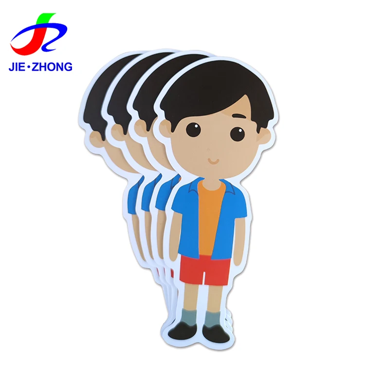 Personalized Custom Printing Bendable Thin PVC Plastic Die Cut Special Shape Card